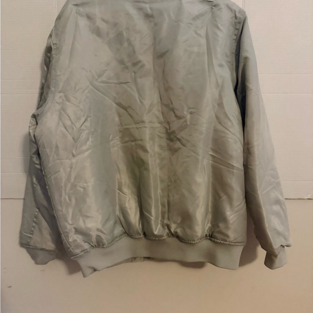 Silver Bomber Jacket - Picture 2 of 4